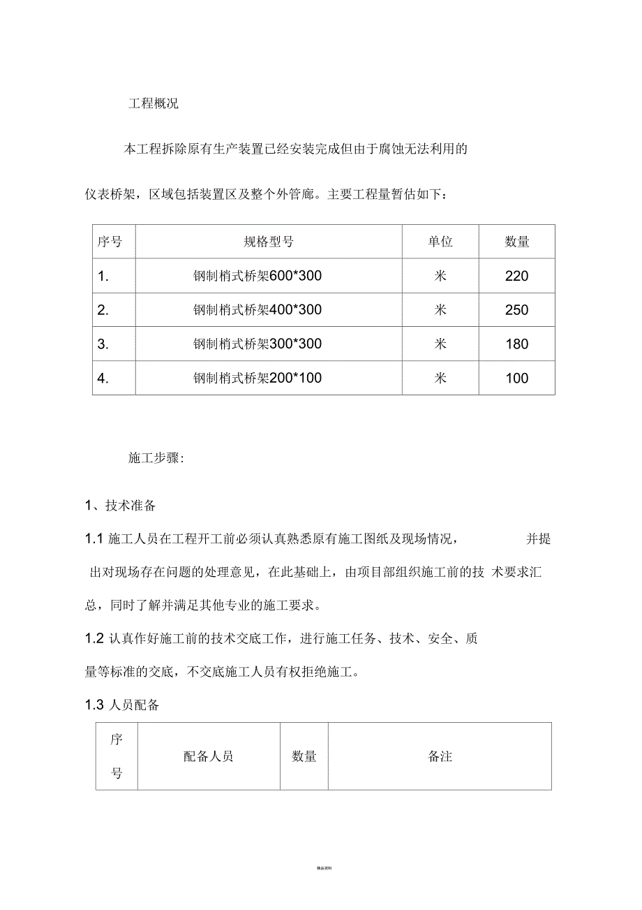 桥架拆除方案_第2页