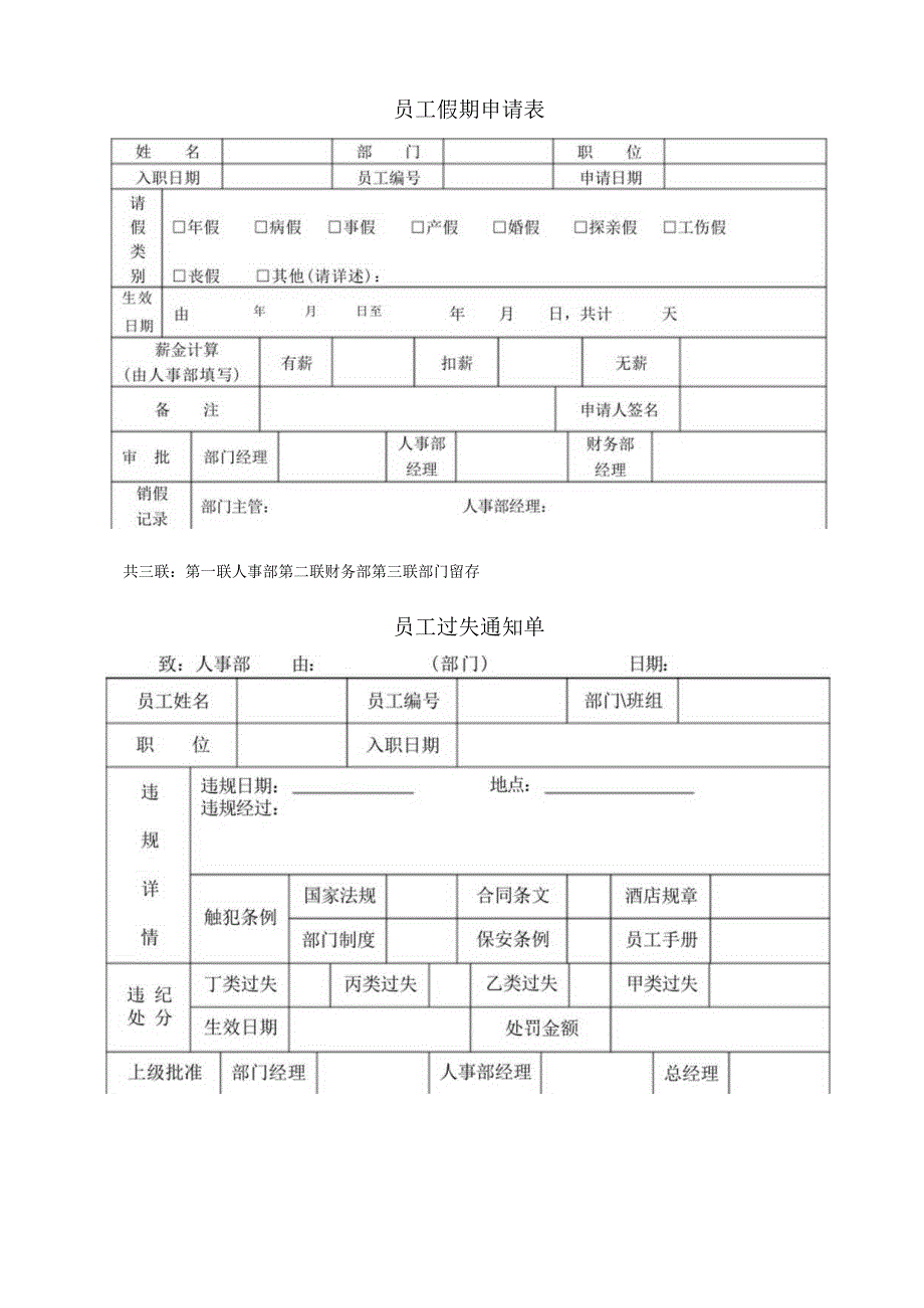 盛智物业管理公司行政支持表格_第4页