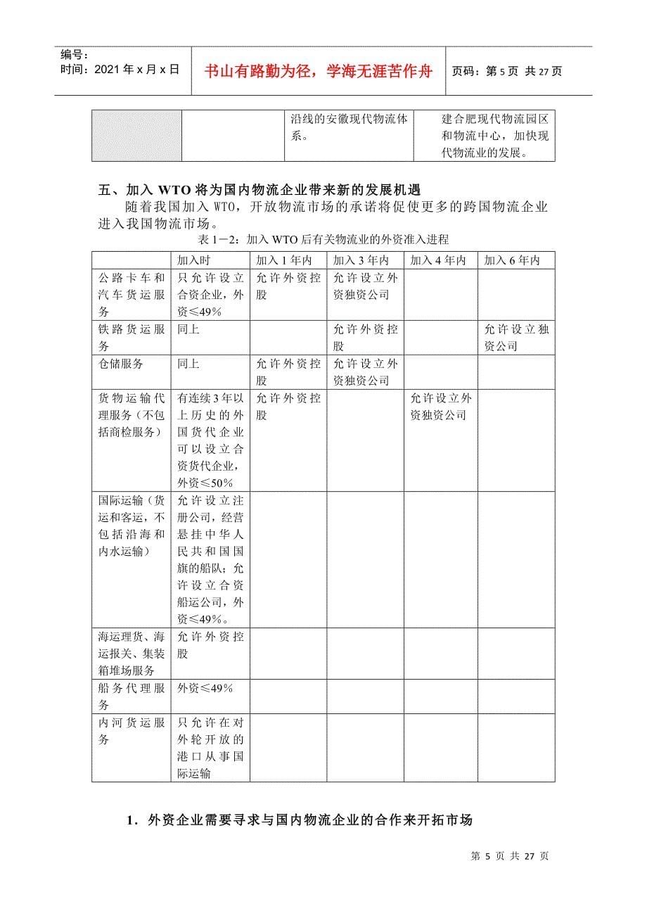 华东地区物流的现状与分析(1)_第5页