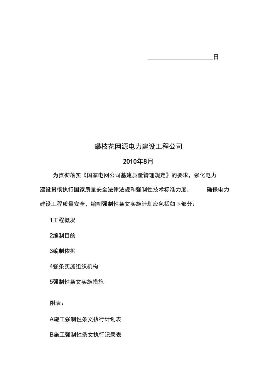 施工强制性条文执行计划_第5页