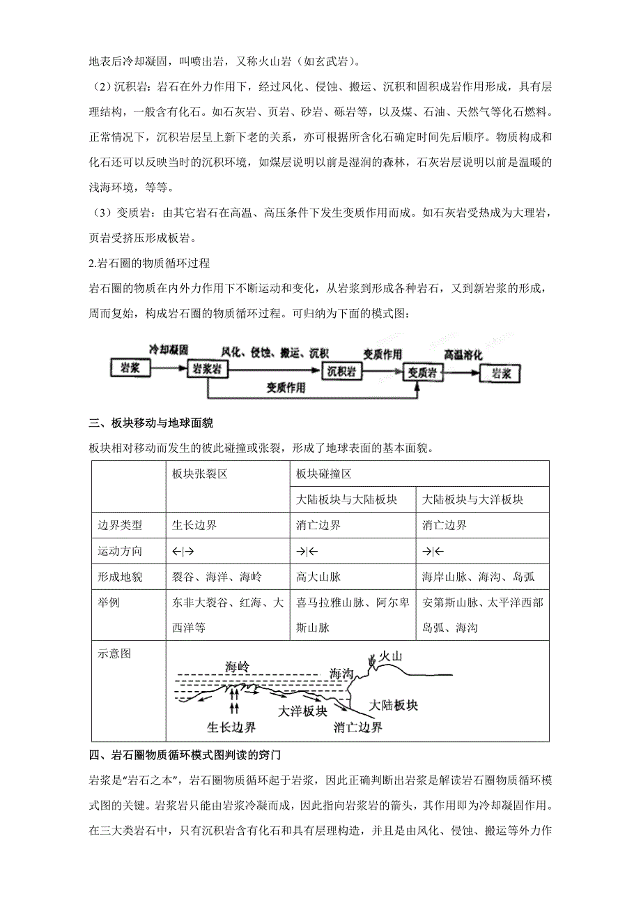 新版高考地理二轮复习：专题06地表形态的变化教学案含答案_第2页