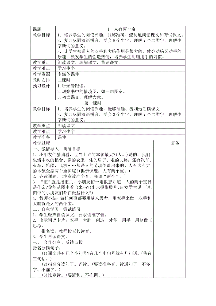 1、人有两个宝_第1页