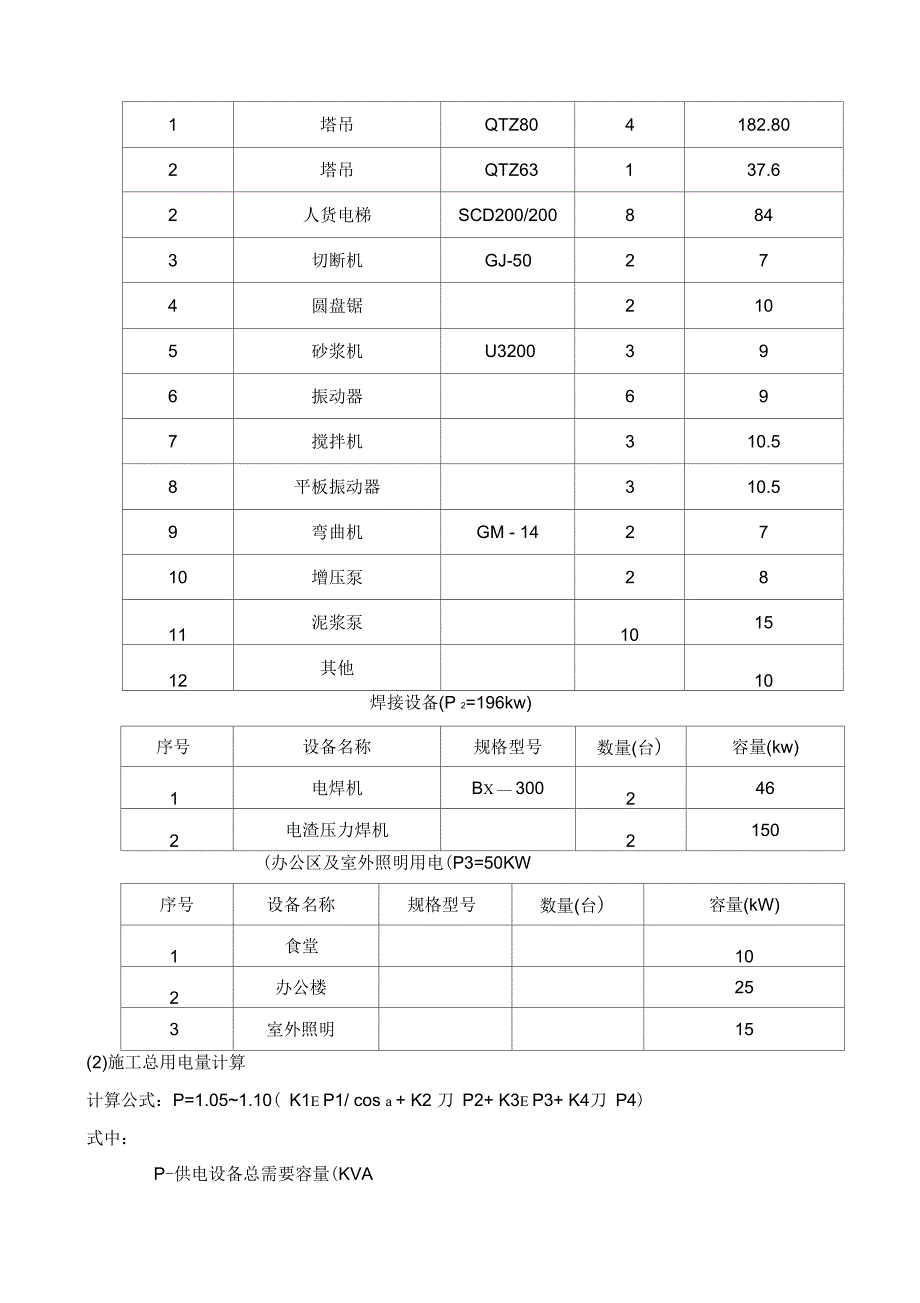 临时的用电专项施工方案设计(DOC 20页)_第3页