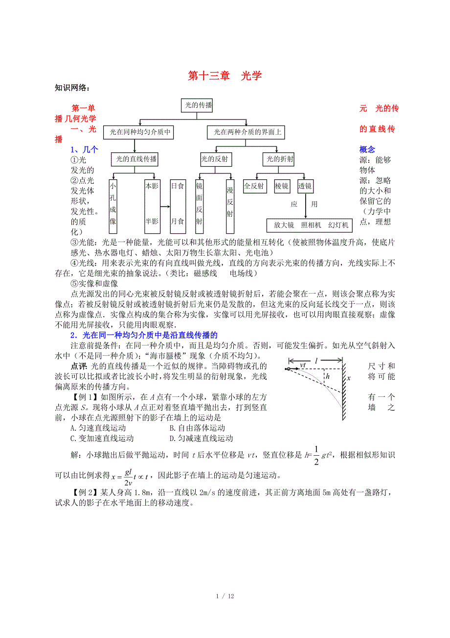 (整理)高考物理光学_第1页