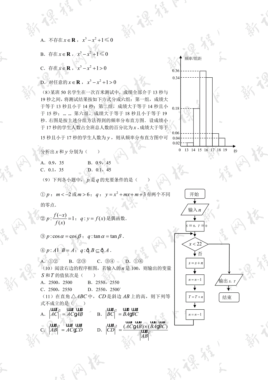 2007年山东高考数学理科试题及答案.doc_第2页