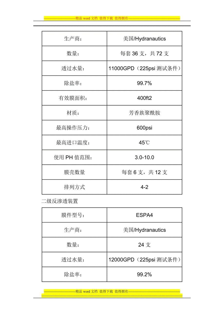 辽宁阜新发电有限责任公司锅炉补给水处理工程.doc_第5页