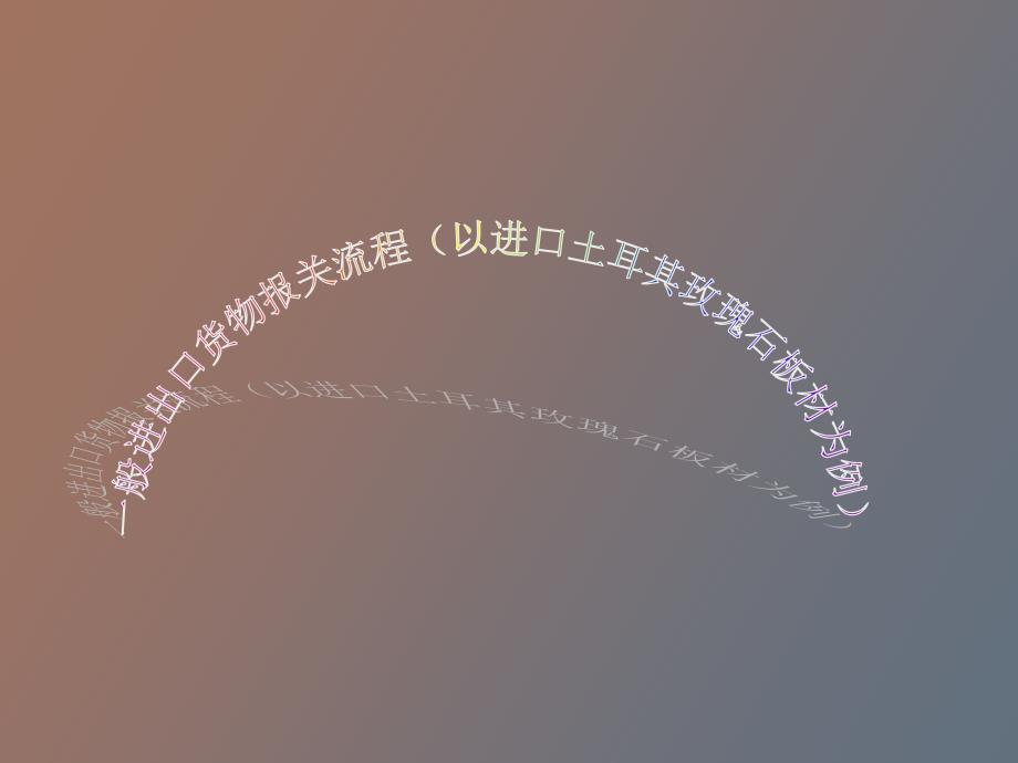般进出口货物报关流程_第1页