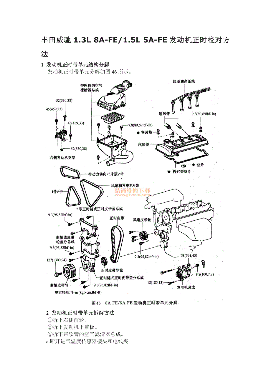 丰田8A点火正时方法.doc_第1页