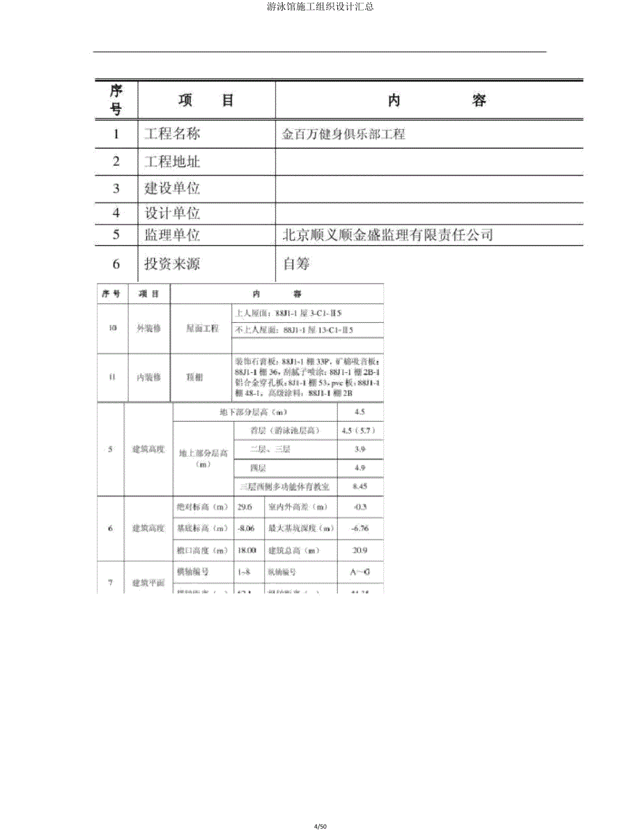 游泳馆施工组织设计汇总.doc_第4页