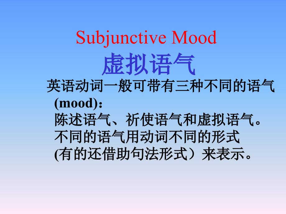 虚拟语气讲与练牛津英语高中专版_第1页
