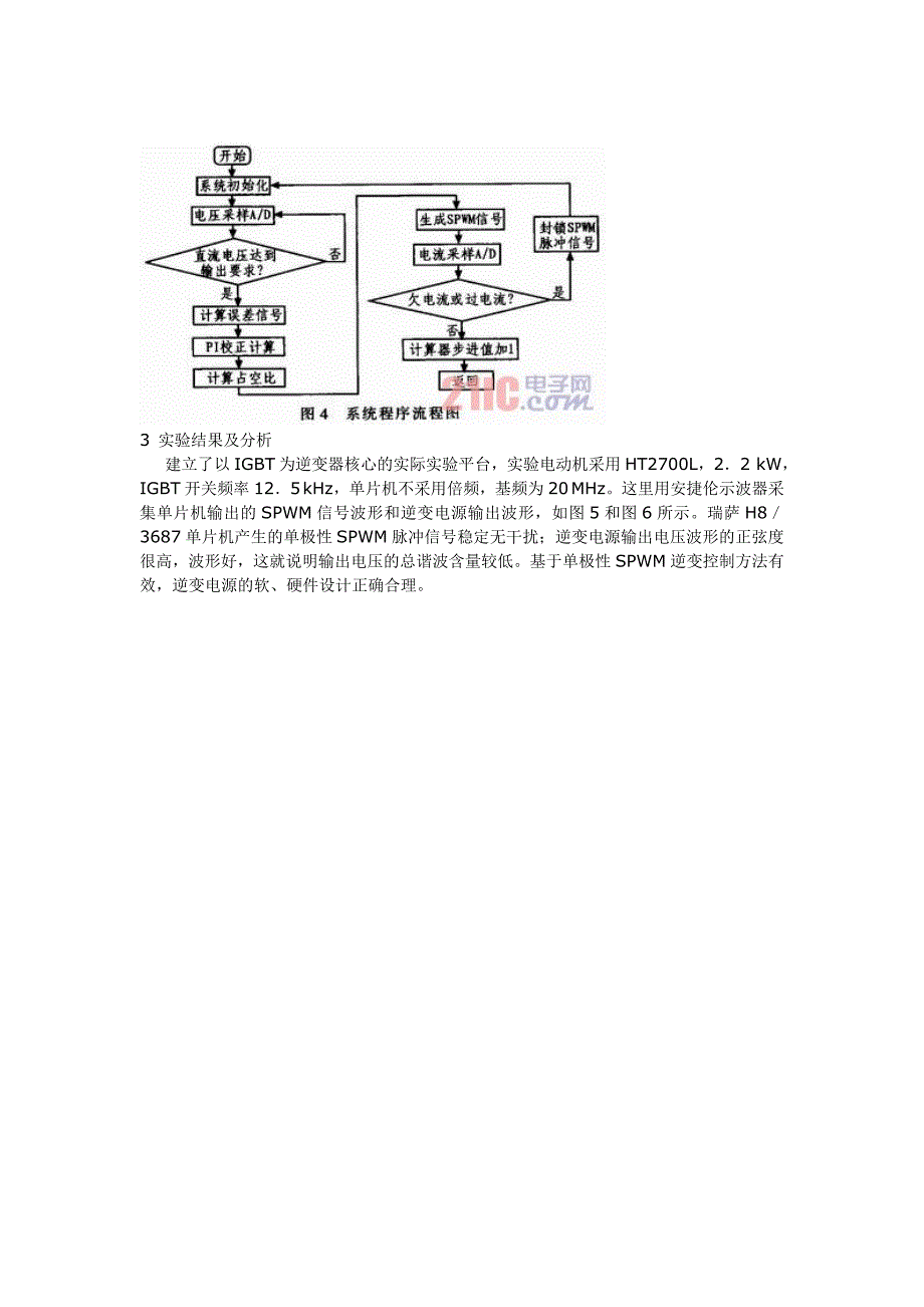 基于瑞萨H8-3687的小型发电机逆变电源的研制_第4页