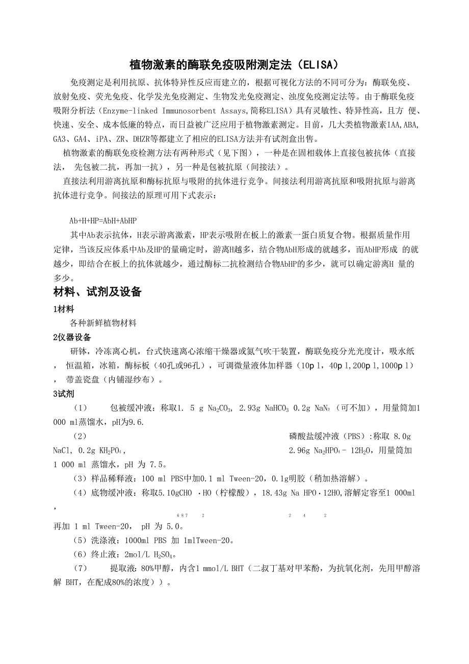 植物激素免疫测定指南_第1页