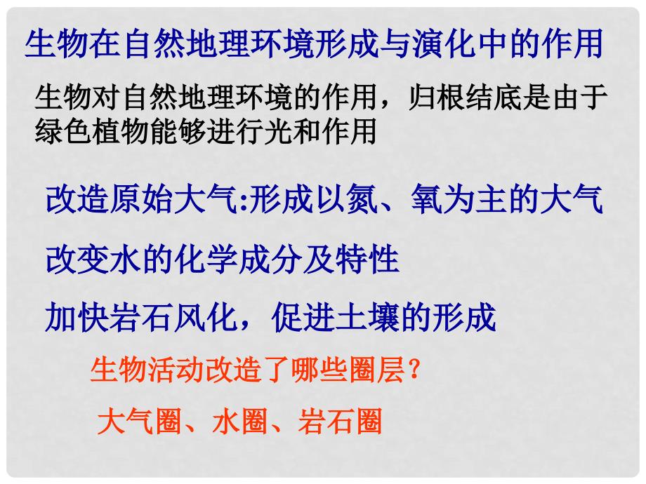 辽宁省大连市四十四中高中地理 《5.1自然地理环境的整体性》课件一 新人教版必修1_第3页