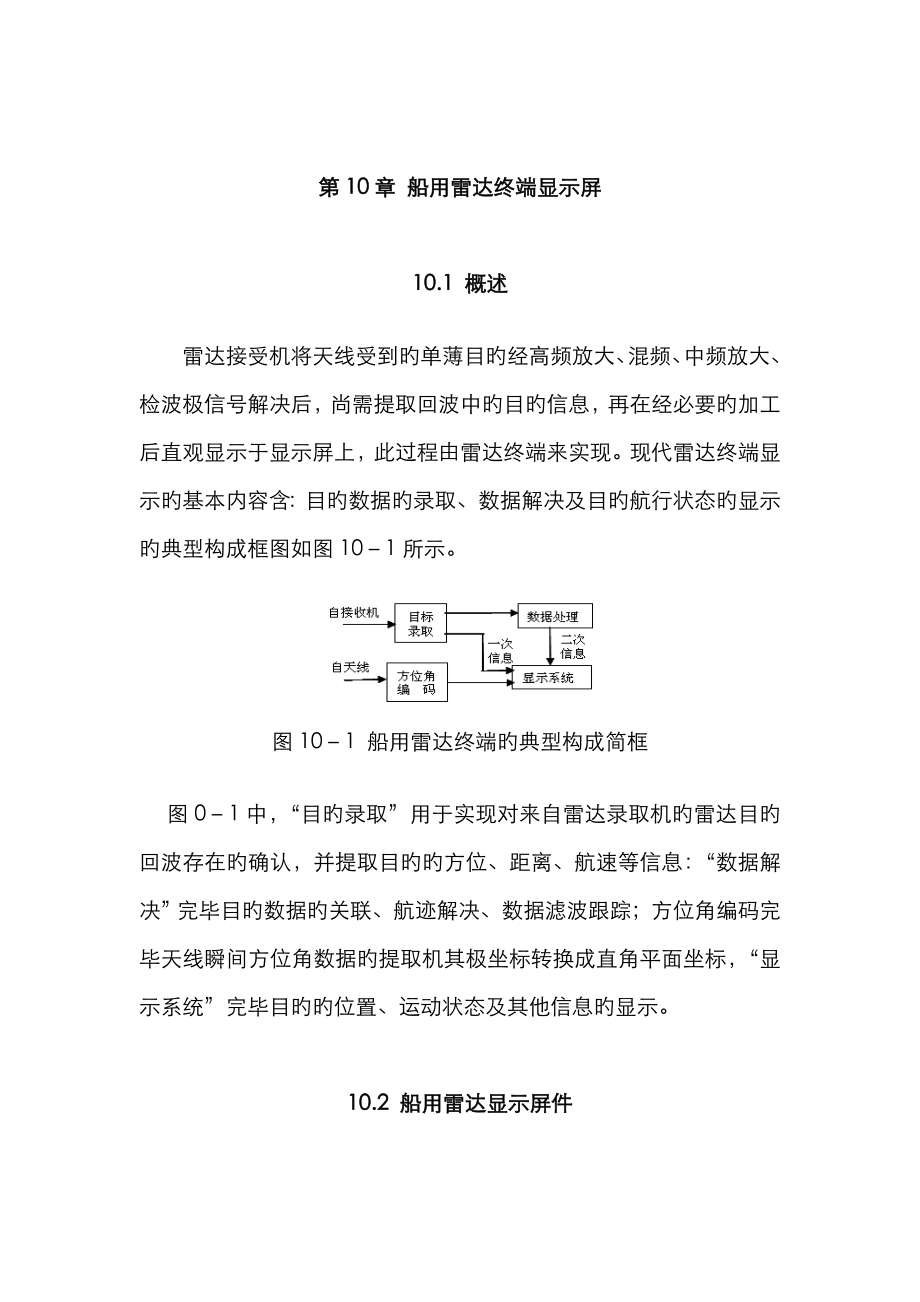 船用雷达终端显示系统_第1页