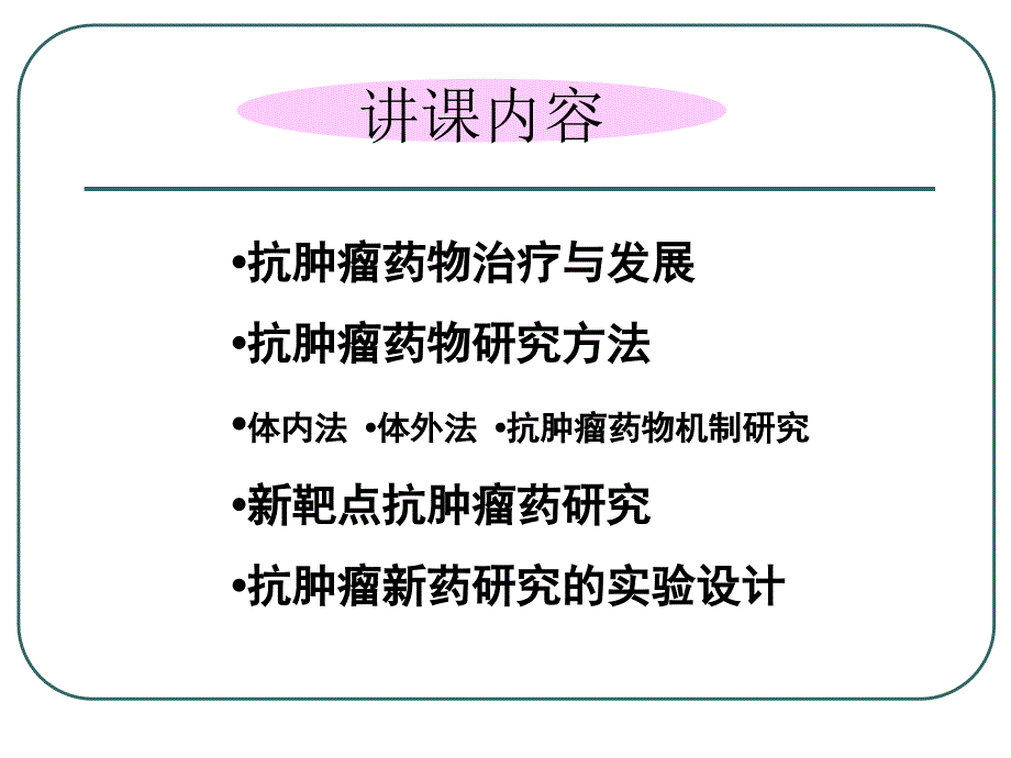 新药理抗肿瘤药研究与开发本课件_第2页