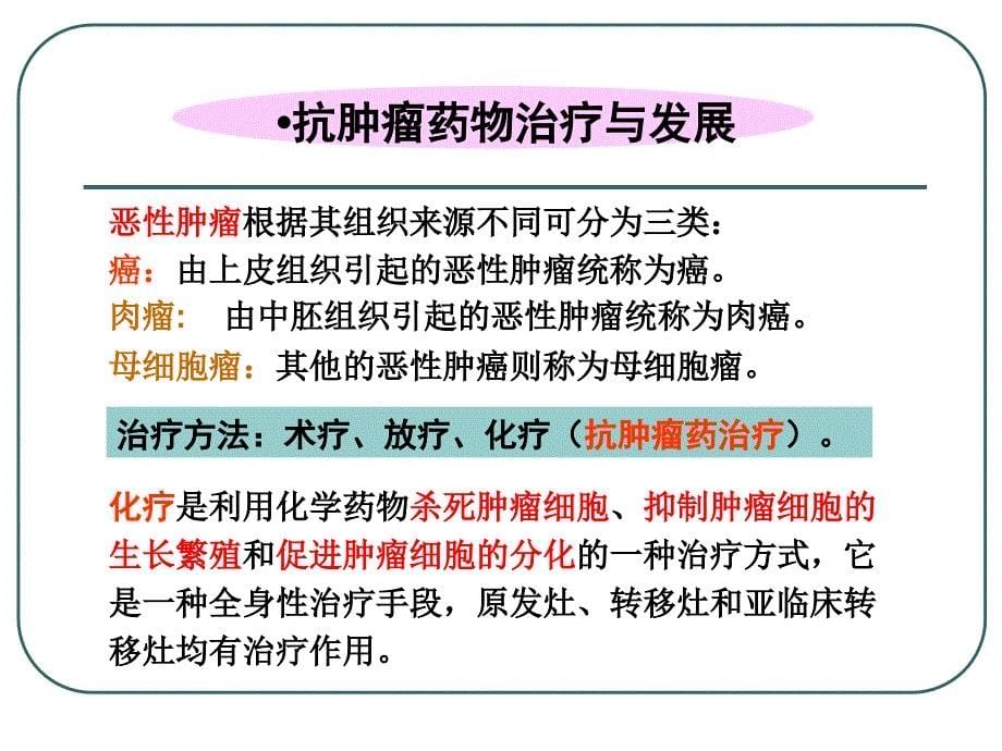 新药理抗肿瘤药研究与开发本课件_第5页