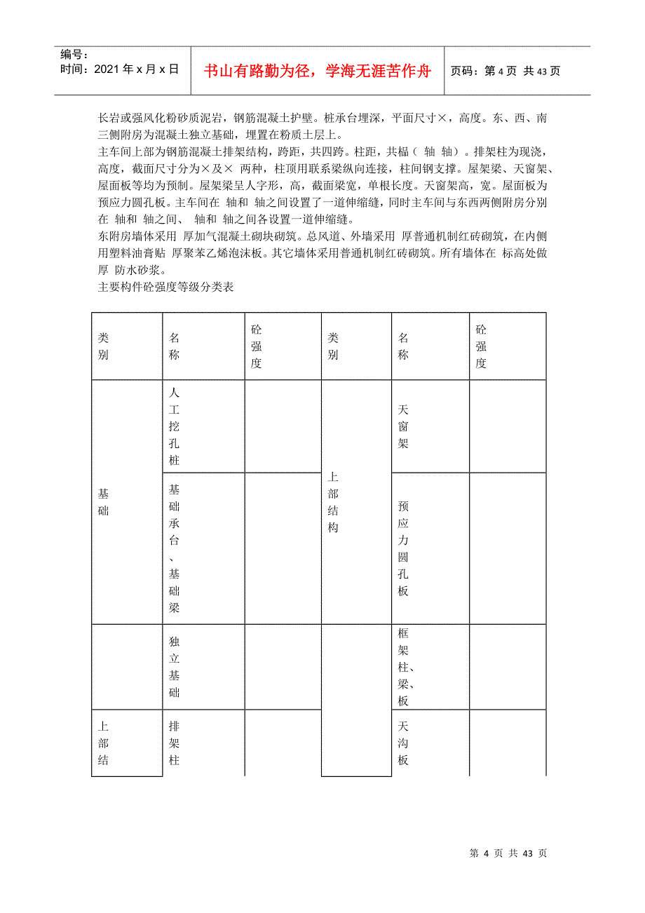 纺织车间施工组织设计(DOC40页)_第4页