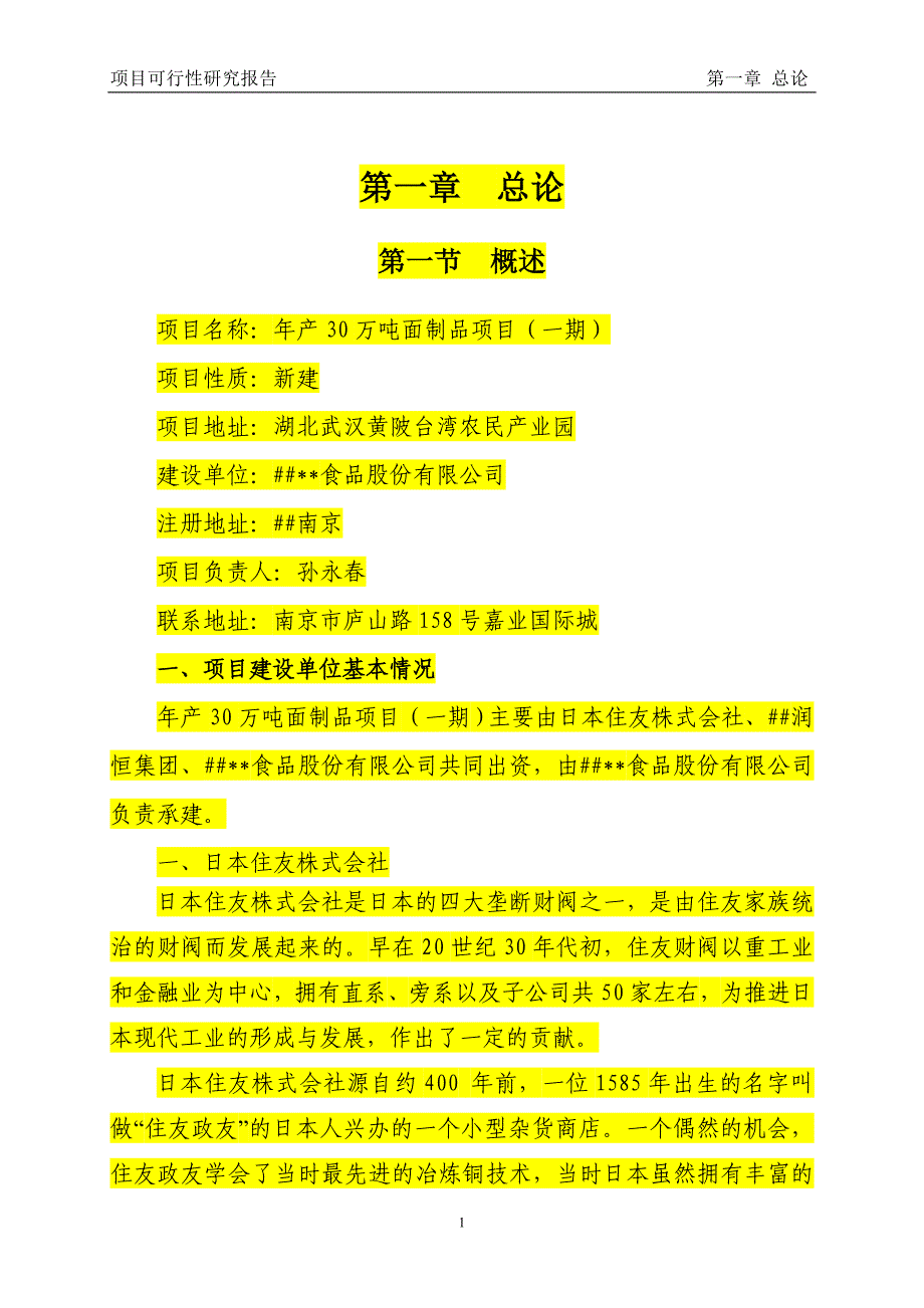 年产30万吨面制品项目可行性分析报告(经典可行性分析报告).doc_第4页