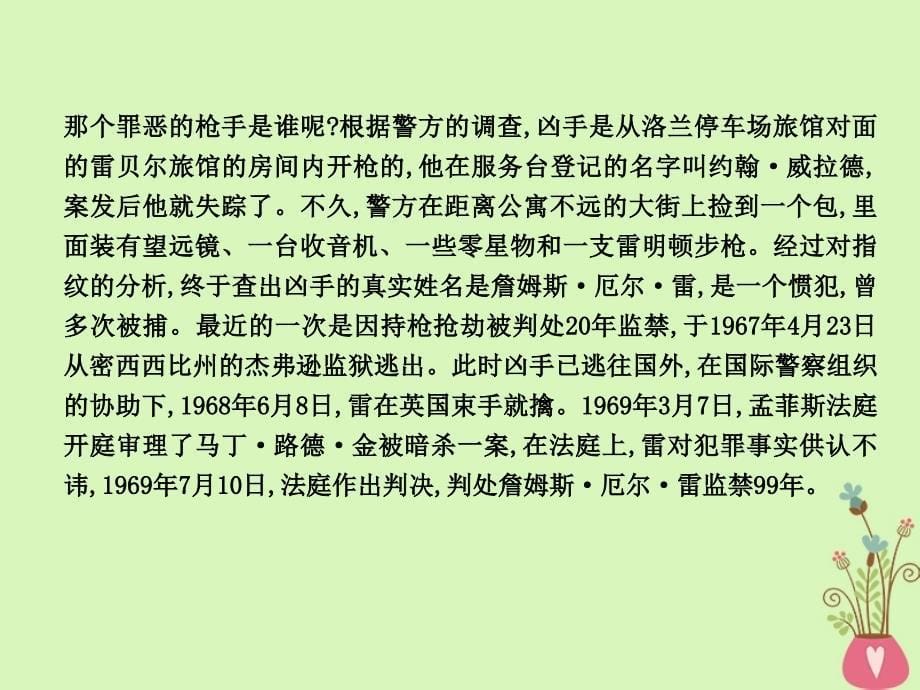 语文 第四单元 演讲辞 12 我有一个梦想 新人教版必修2_第5页