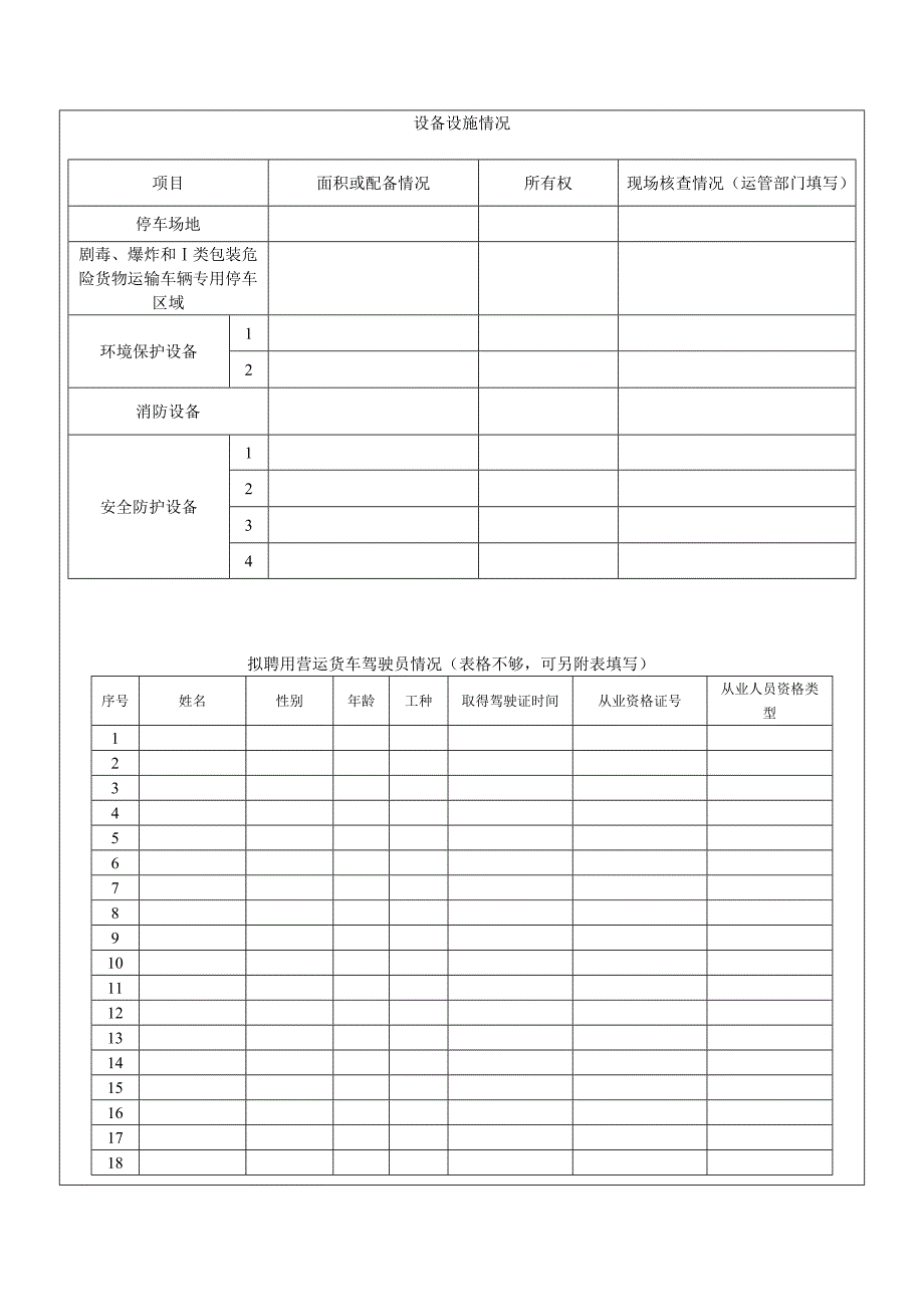 道路危险货物运输经营申请表.doc_第3页