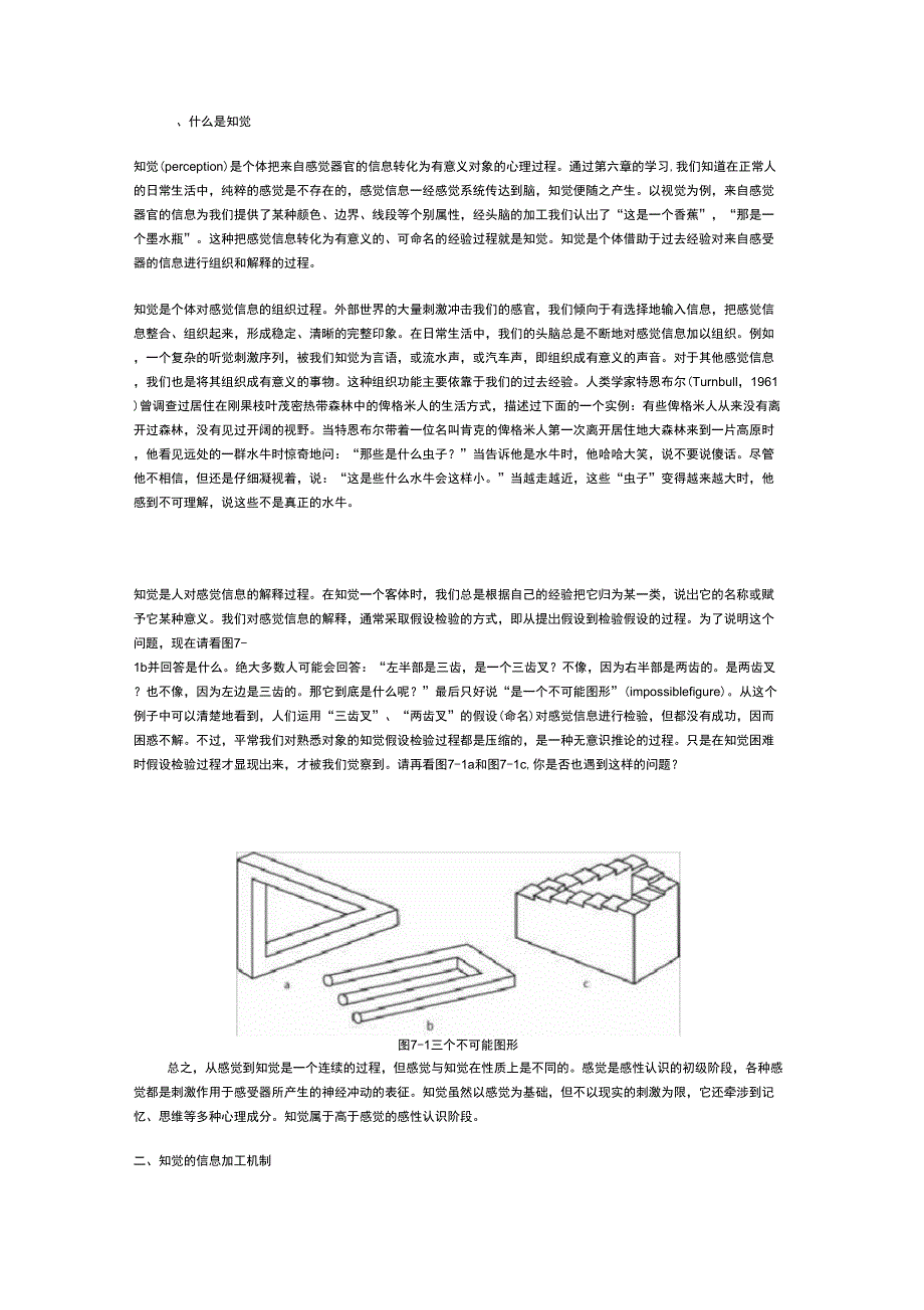 知觉的加工机制_第1页
