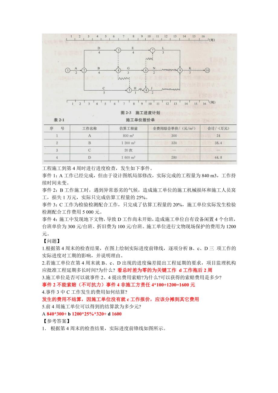 建筑工程实务案例历年真题精讲_第4页