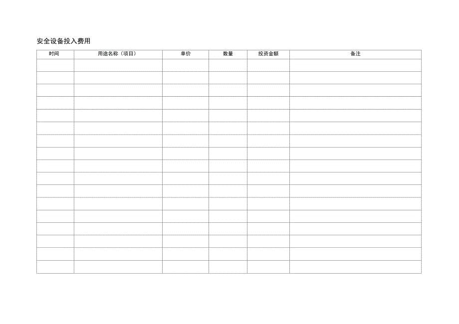 安全生产费用使用台账2_第5页