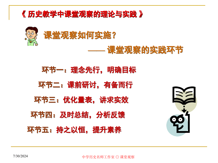 历史教学中课堂观察的理论与实践_第3页