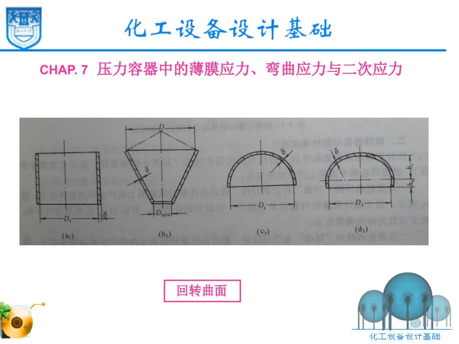 化工设计7压力容器中的薄膜应力弯曲应力与二次应力课件_第3页