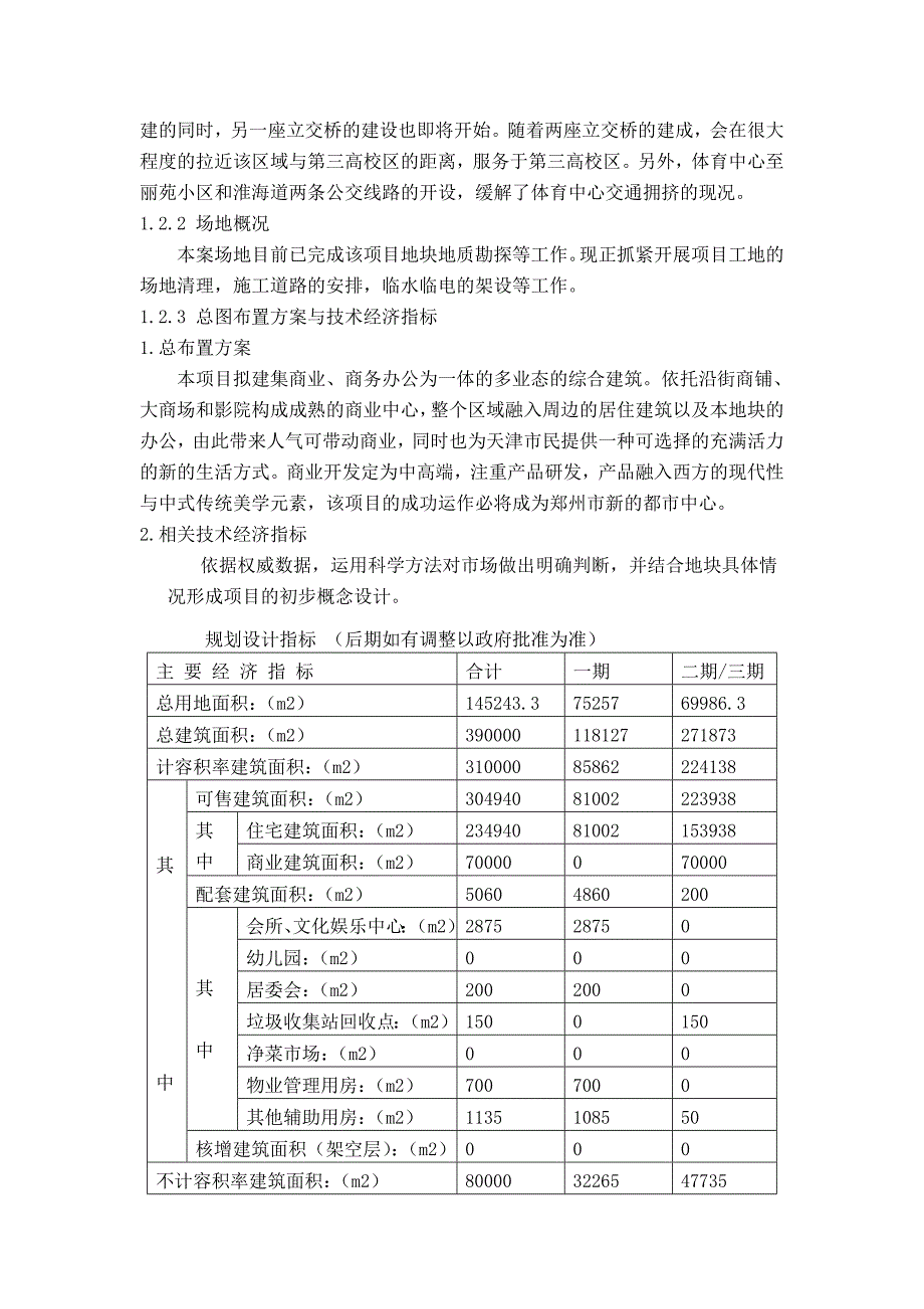 天津招商钻石山项目可行性报告_第3页