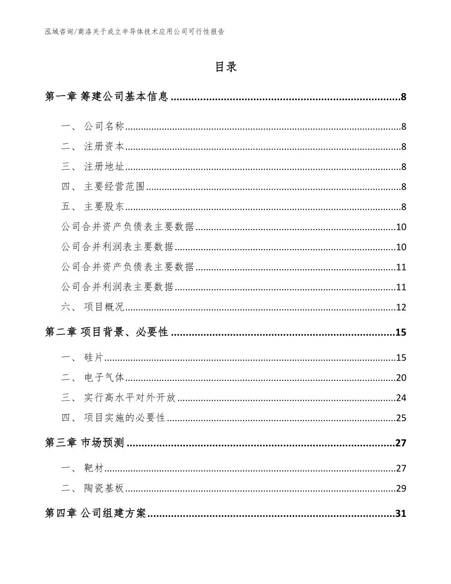 商洛关于成立半导体技术应用公司可行性报告模板参考_第2页