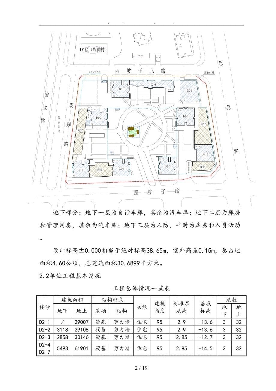 媒体村定位和测量放线工程施工组织设计方案(DOC 19页)_第5页