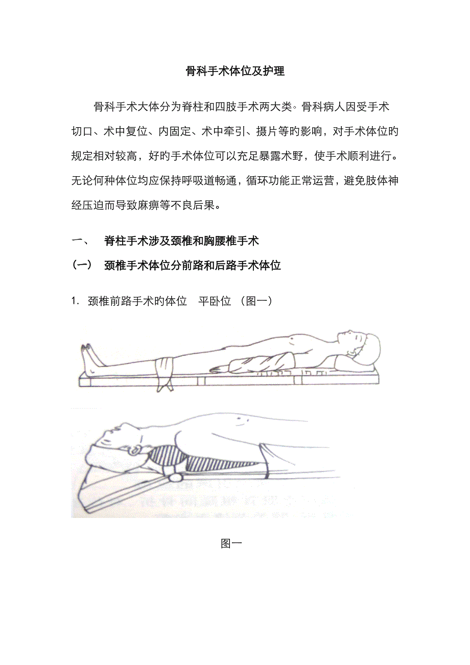 骨科手术体位_第1页