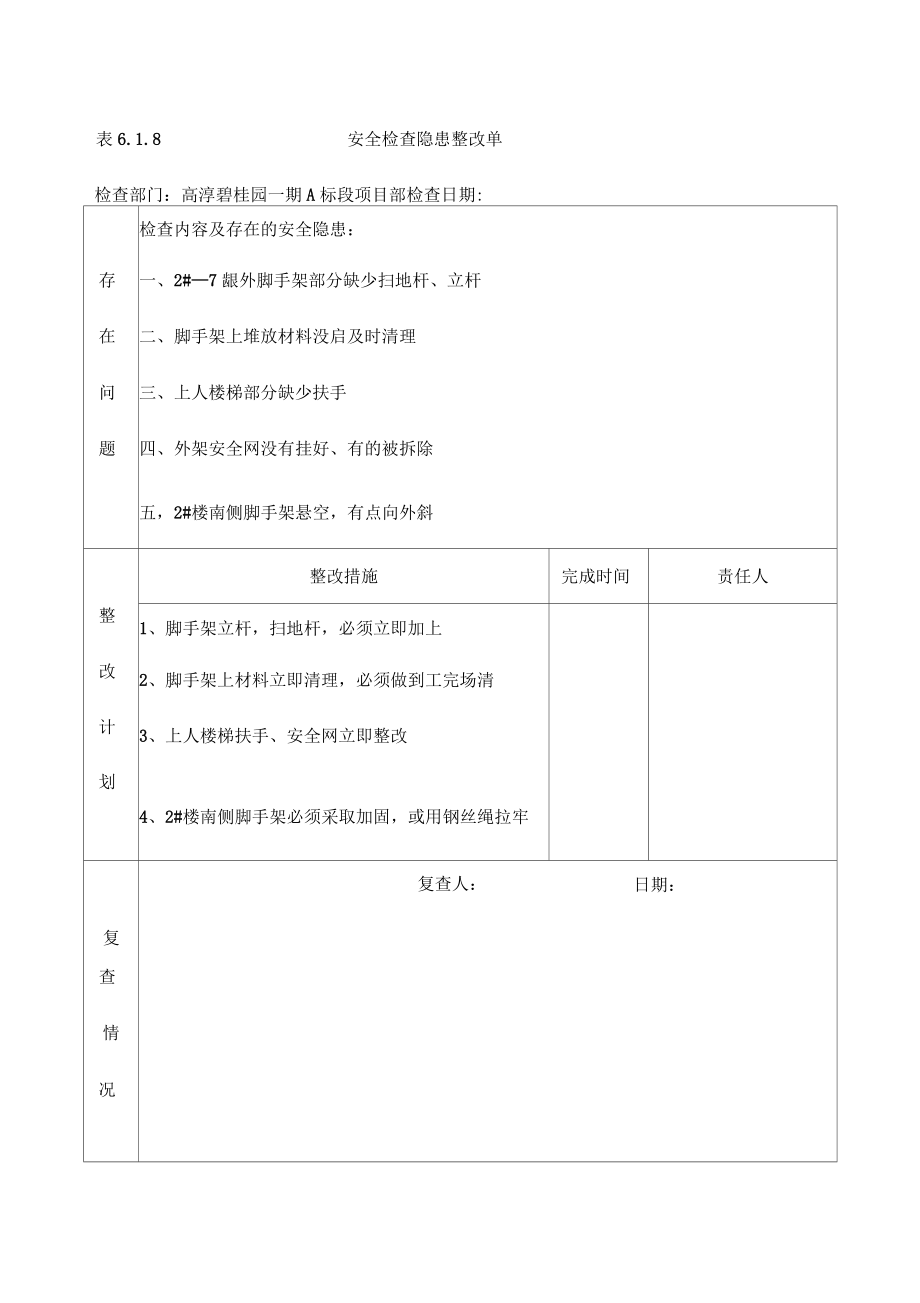 安全检查隐患整改单2_第4页