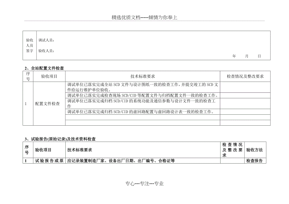 智能变电站标准化验收卡(母差保护、监控后台、公用测控、远动机及站控层)修改_第2页