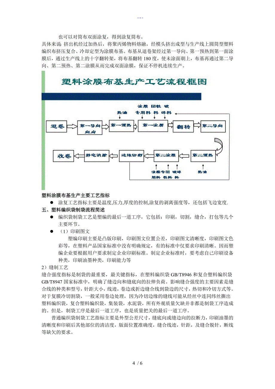 编织袋生产工艺设计流程_第4页