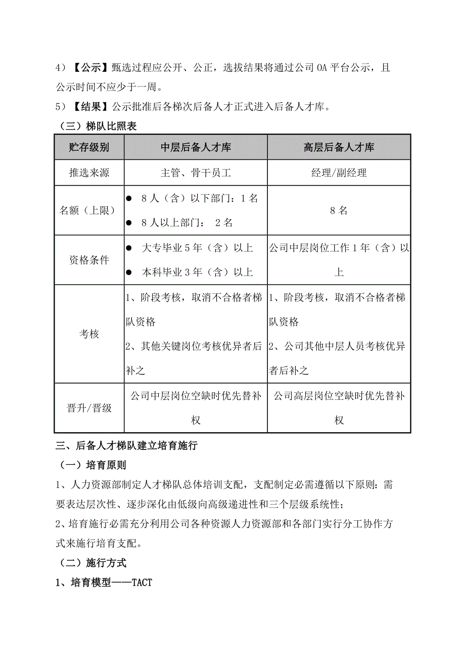 人才梯队培养计划执行方案_第4页