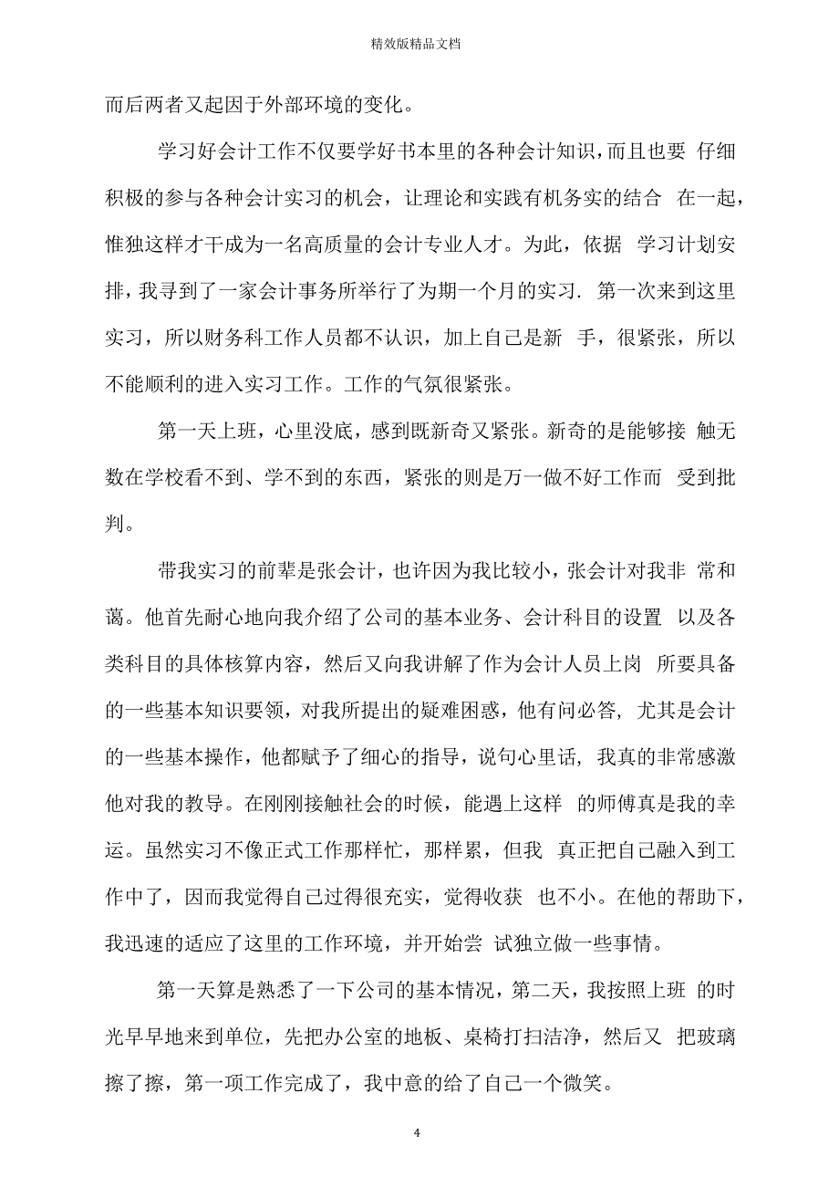 会计电算化实训报告_第4页