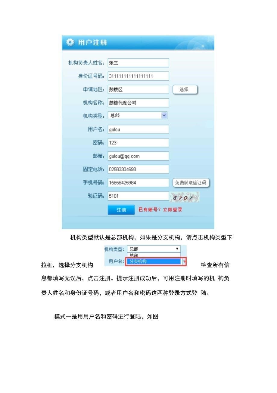 全国代理记账机构管理系统_第5页