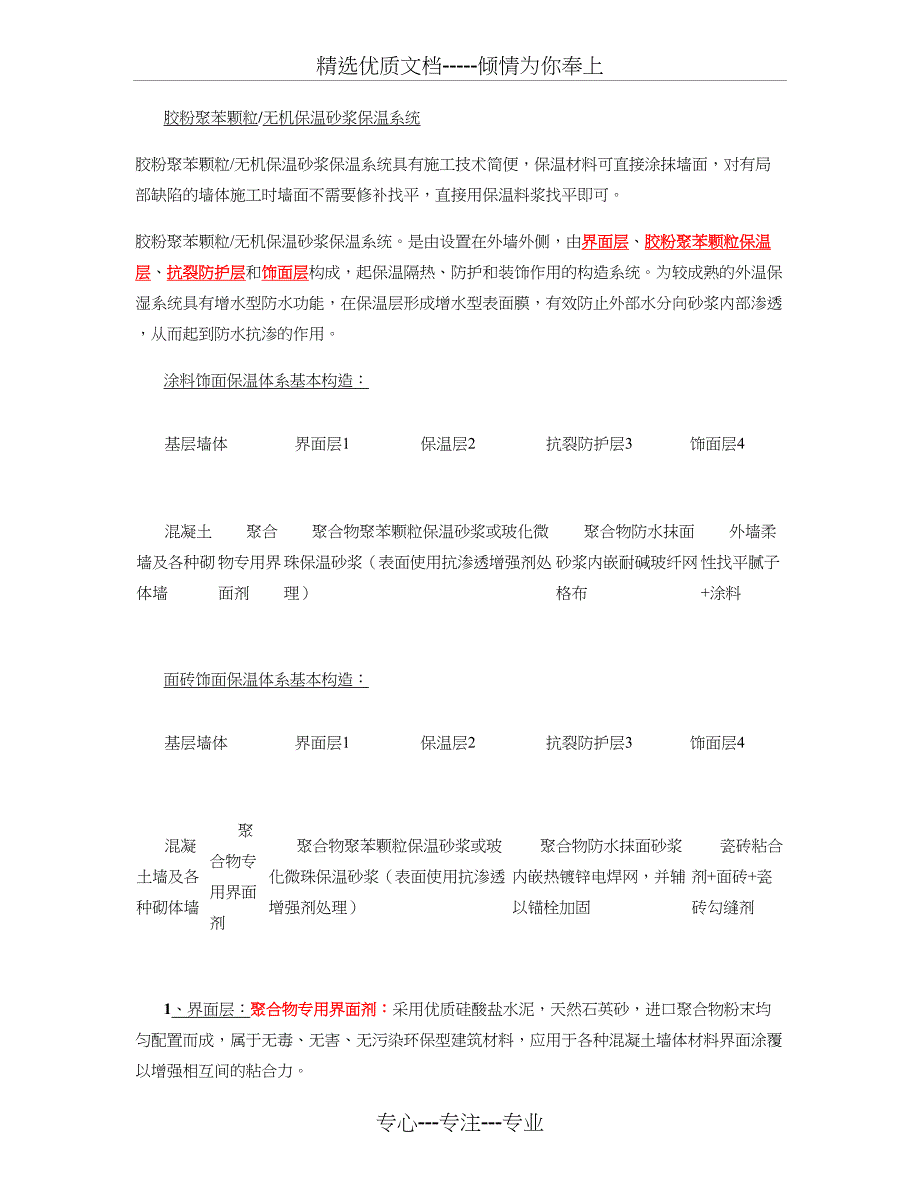胶粉聚苯颗粒、无机保温砂浆保温系统解读_第1页