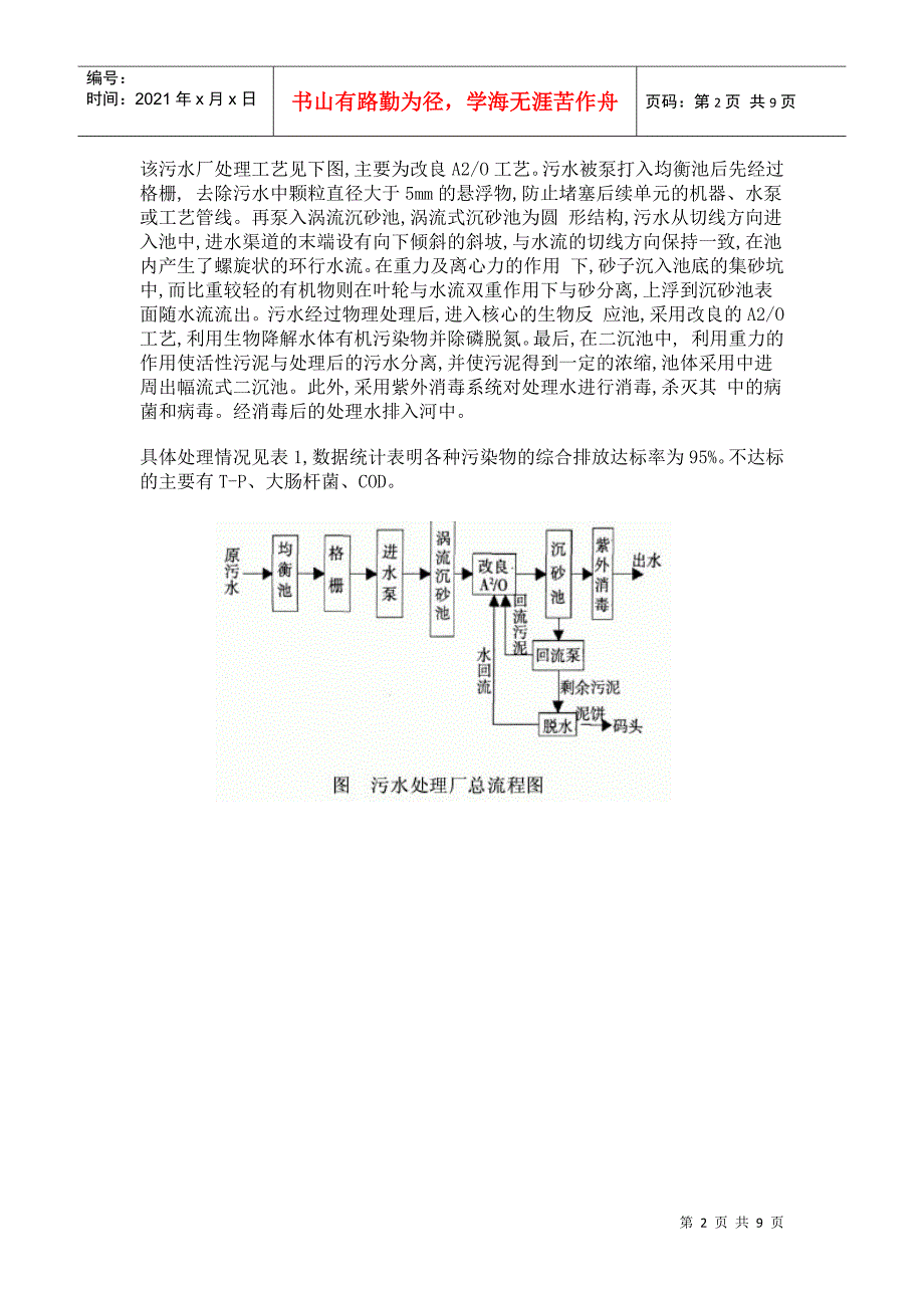 大型城市污水处理厂的清洁工艺分析_第2页