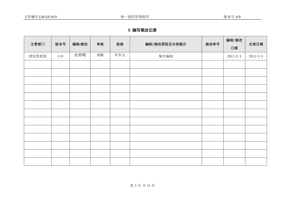 信用社统一授信管理程序_第3页