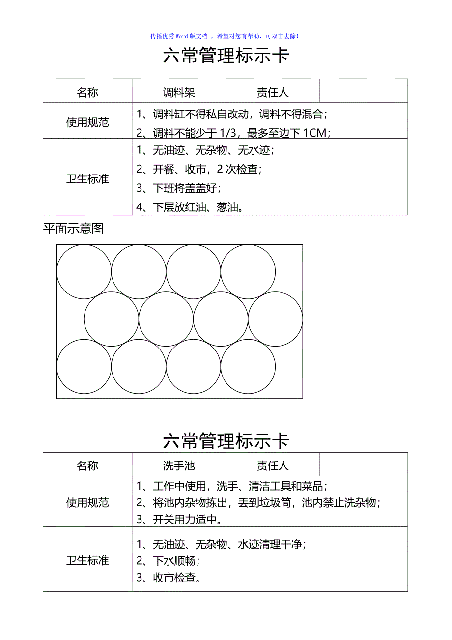 六常管理标示卡Word版_第1页