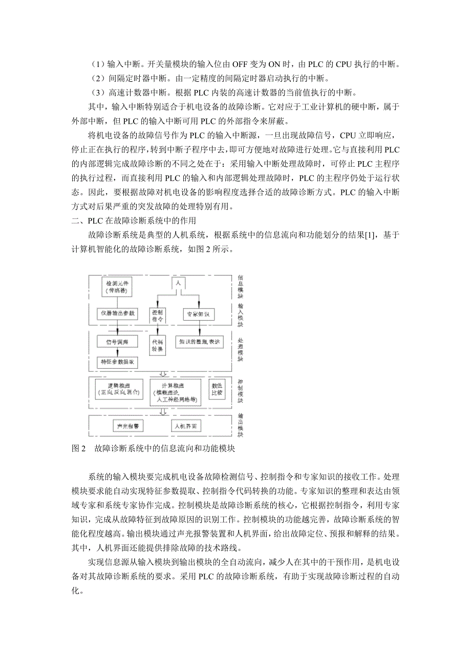 PLC在机电设备故障诊断中的应用研究.docx_第2页