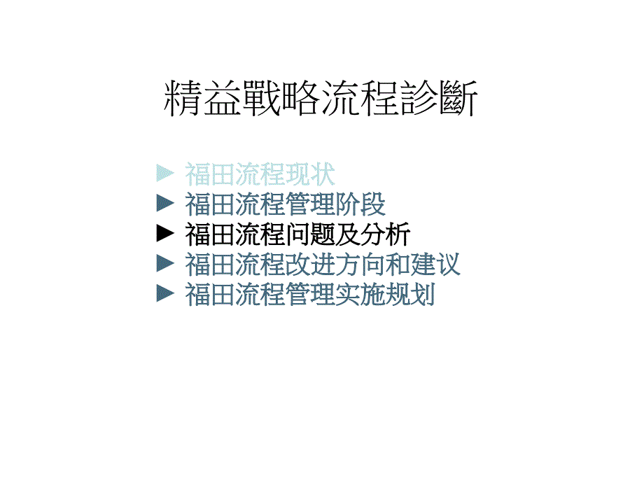 精益战略流程诊断ppt课件_第1页