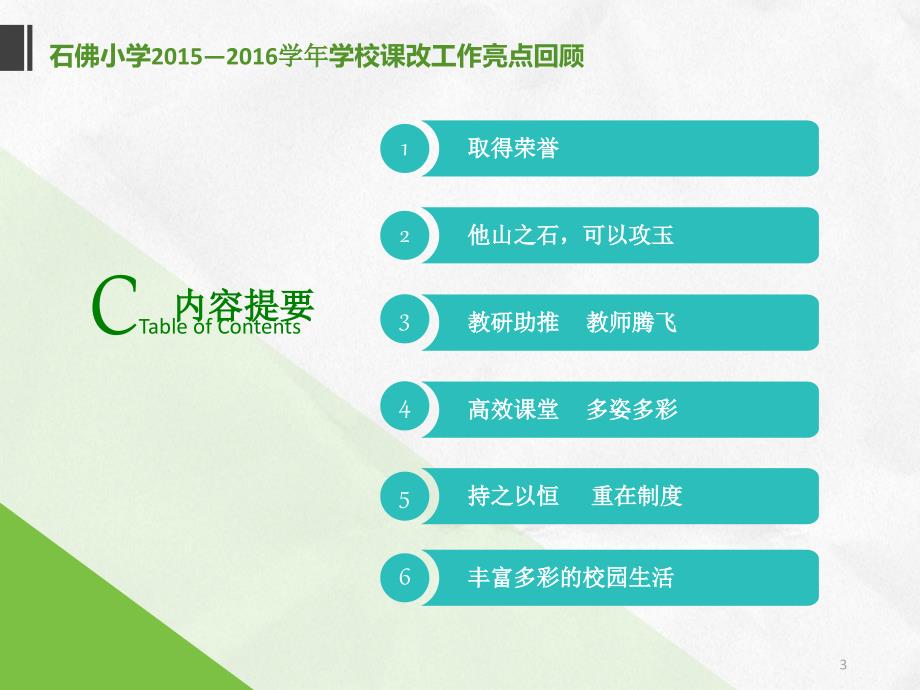 小学课改汇报ppt课件.ppt_第3页