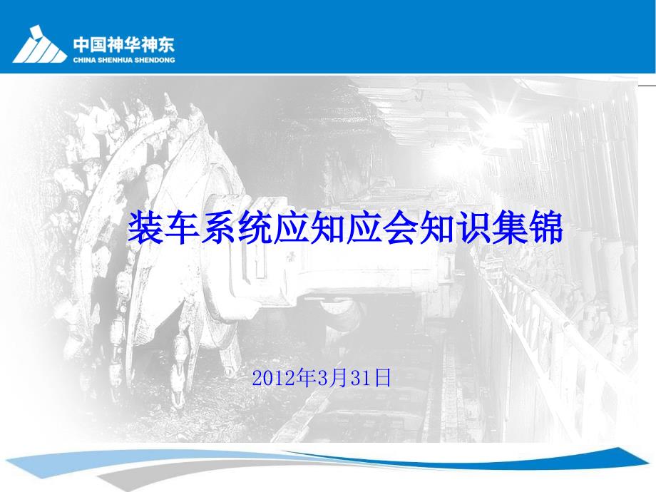 装车系统应知应会知识集锦素材课件_第1页