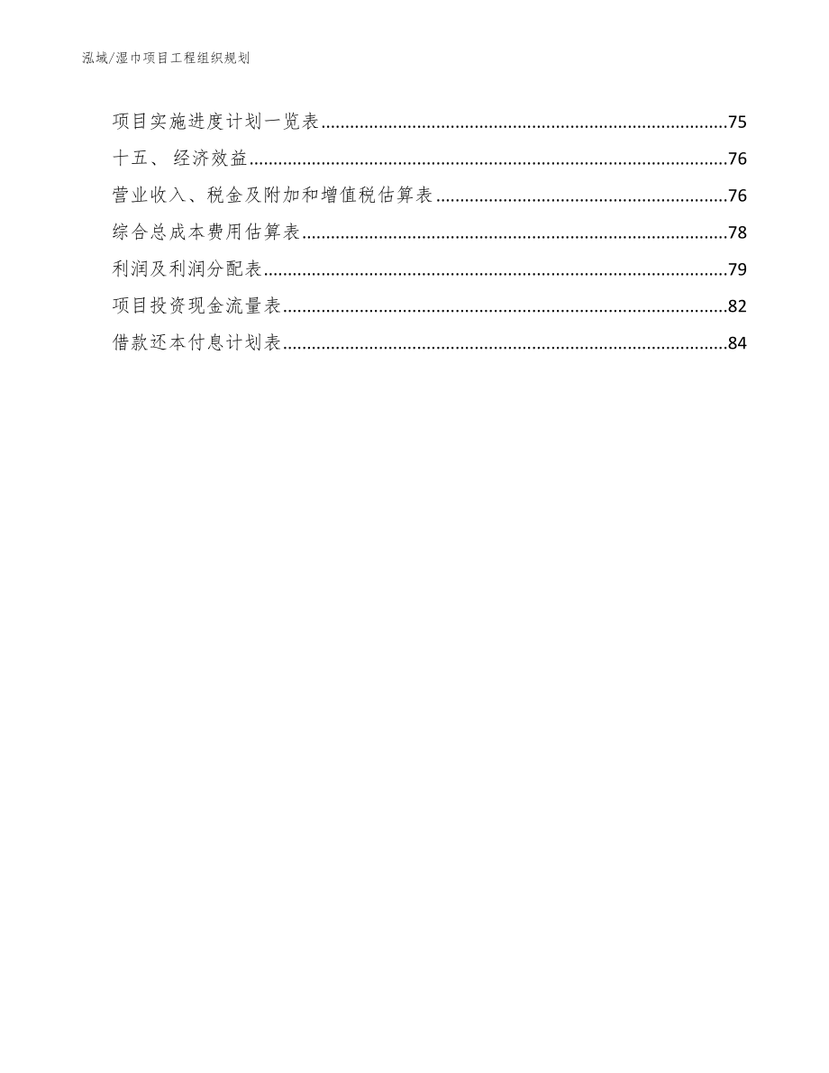 湿巾项目工程组织规划_第2页