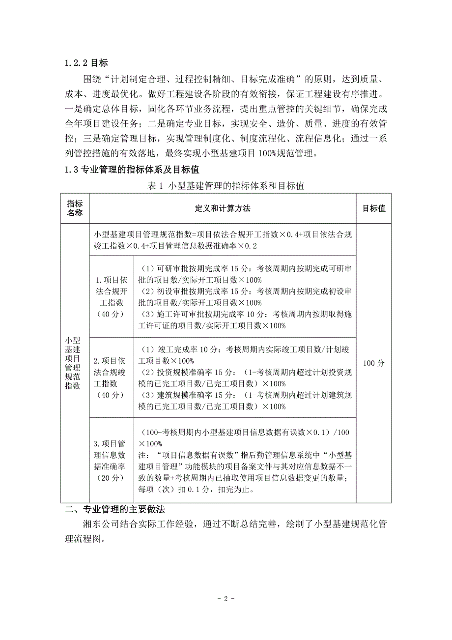 抓好“一条主线、两个重点”管理-提升小型基建规范化水平_第2页