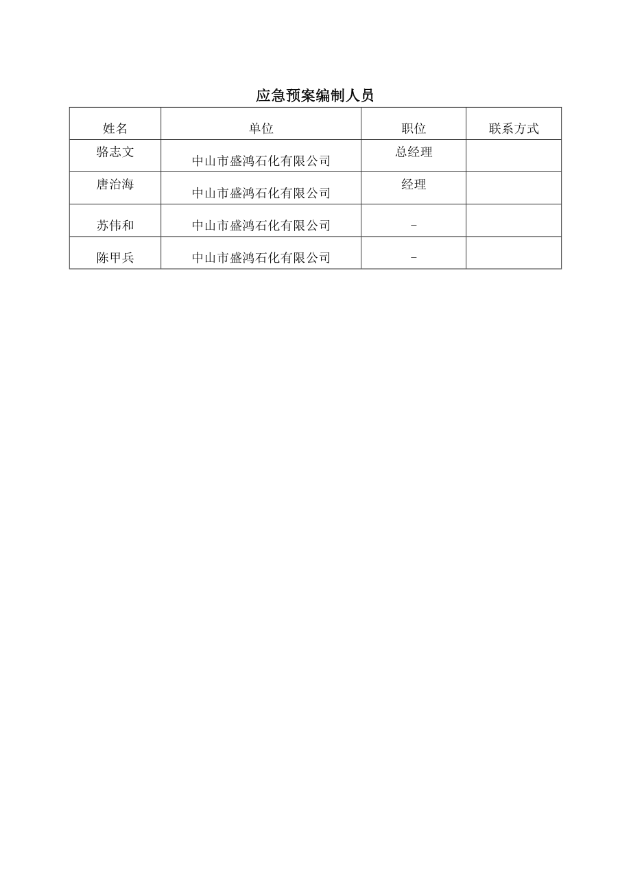 某石化有限公司生产安全事故应急预案_第3页